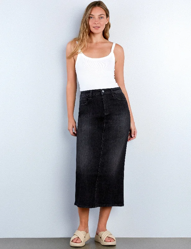 Perfect Denim Pencil Skirt wool skirt sturdy