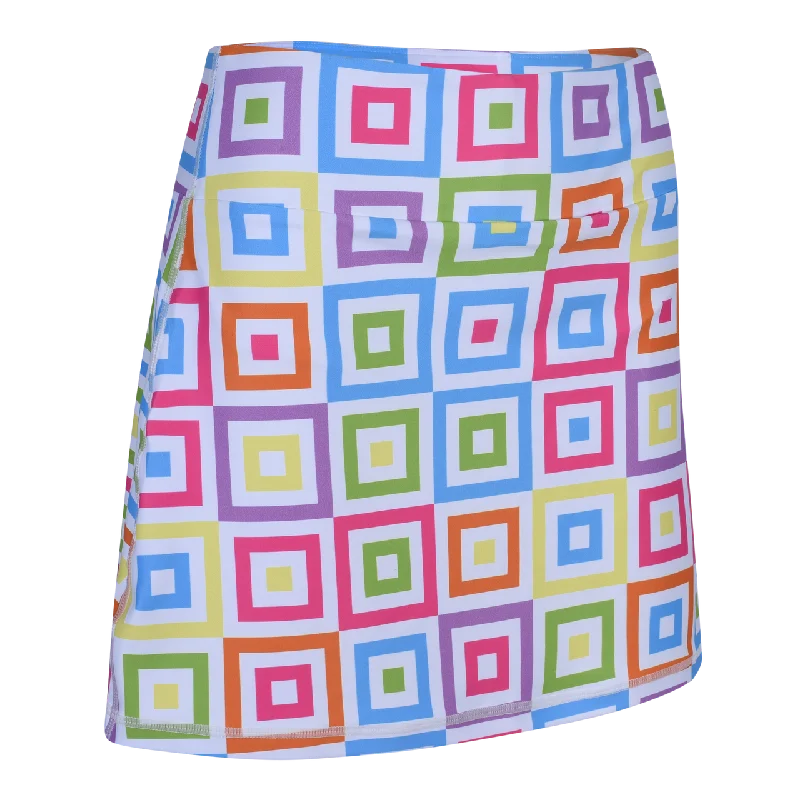 Hip To Be Square Ladies Active SKORT by ReadyGOLF elastic waist skirt